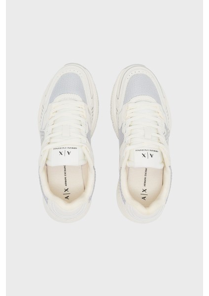 Armani Exchage Logolu Kalın Taban Sneaker Ayakkabı Bayan Ayakkabı XDX195 XV944 S137