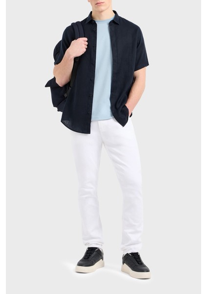 Streç Pamuklu Slim Fit Normal Bel Dar Paça Jeans Erkek Kot Pantolon XM000070 AF14267 U0001