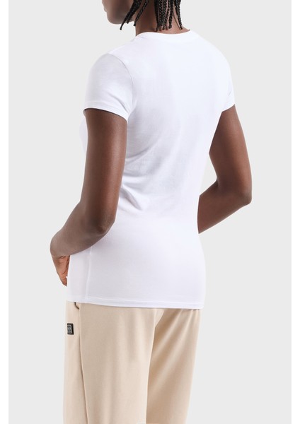 Armani Exchage Pamuk Slim Fit V Yaka Logolu T Shirt Bayan T Shirt XW000105 AF11929 U0002 fiyatları