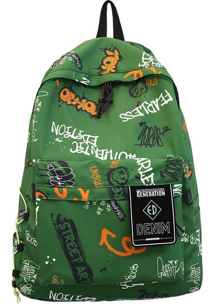 Öğrenciler Için Moda Kişilik Graffiti Sırt Çantası (Yurt Dışından)