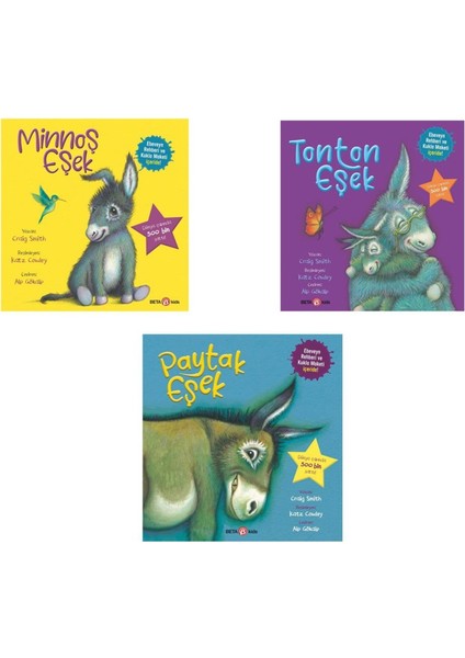 Paytak Eşek-Minnoş Eşek-Tonton Eşek Hikaye Kitapları