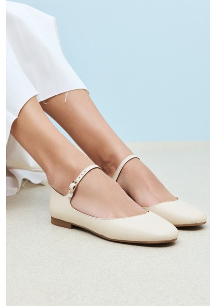 Ziya, Hakiki Deri Kadın Babet 1511044Z104 Bej fiyatları