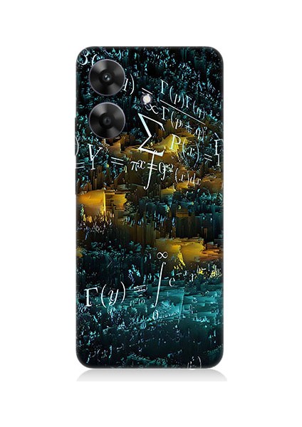Realme Note 60 Uyumlu Matematik Formülleri Desenli Silikon Kılıf