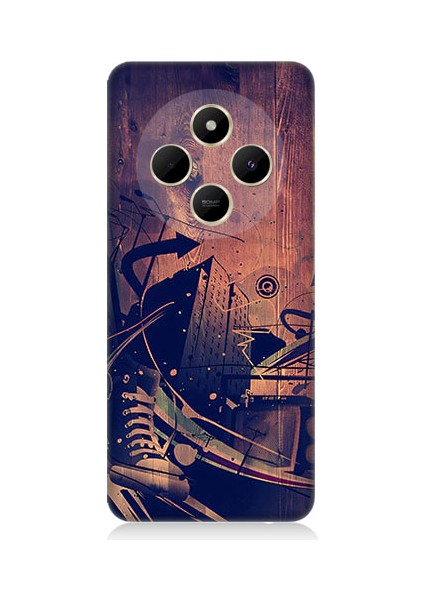 Redmi 14C Uyumlu Karanlık Tiyatro Desenli Silikon Kılıf