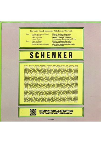 Ein Bunter Straus Klassicher Medlodien Classic Lp Plak fiyatları