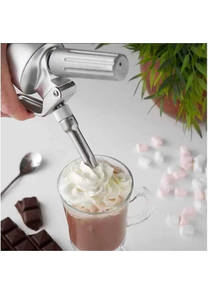 Krem Şanti Dispenseri, Krem Şanti Sifonu, 3 Duylu Köpüklü Krem Şanti Makinesi, 500 ml fiyatları