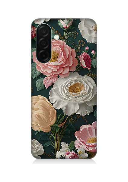 Samsung Galaxy A36 Uyumlu Çiçek Deseni Desenli Silikon Kılıf