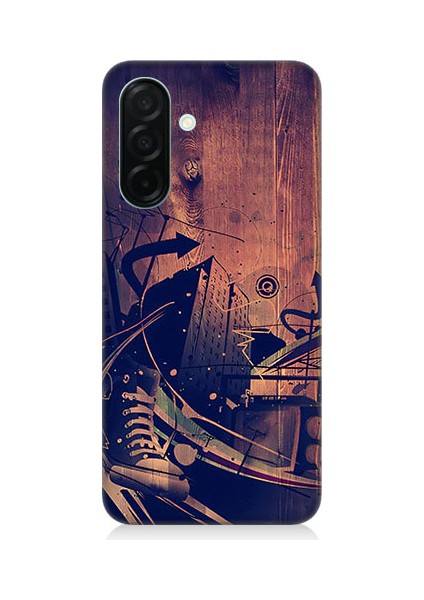 Samsung Galaxy A26 Uyumlu Karanlık Tiyatro Desenli Silikon Kılıf