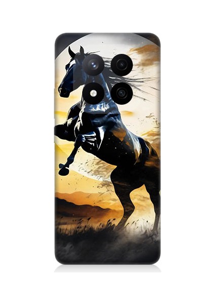 Redmi Note 14 Pro Plus Uyumlu Şaha Kalkmış At Desenli Silikon Kılıf