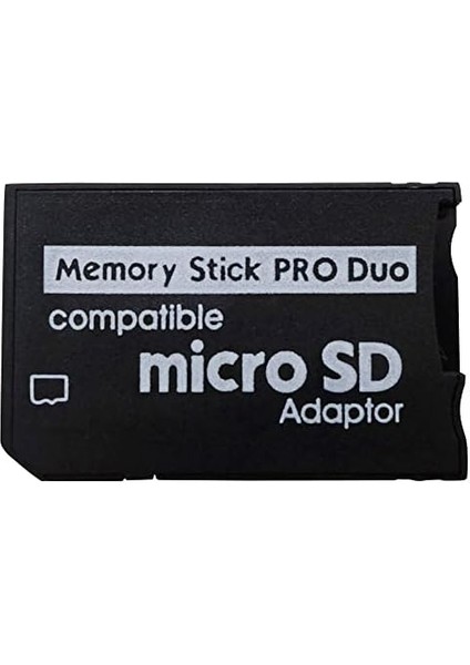 Mikro Sd Memory Stick Pro Duo Kart Okuyucu Psp ile Uyumlu Ms Pro Duo Kartı Adaptörü Tek Yuvalı Tf Bellek Mini Sd Kart Dönüştürücü