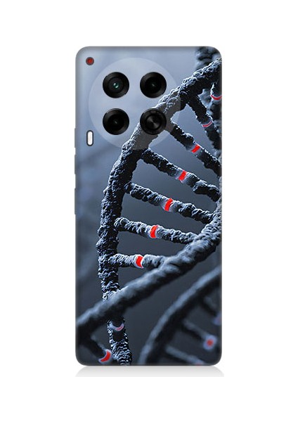 Tecno Camon 30 Uyumlu Dna Sarmalı Desenli Silikon Kılıf