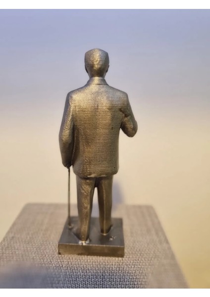 Atatürk Bastonlu Şapkalı Figür 11CM