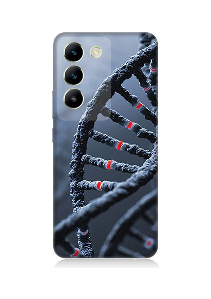 Vivo V30 Lite Uyumlu Dna Sarmalı Desenli Silikon Kılıf