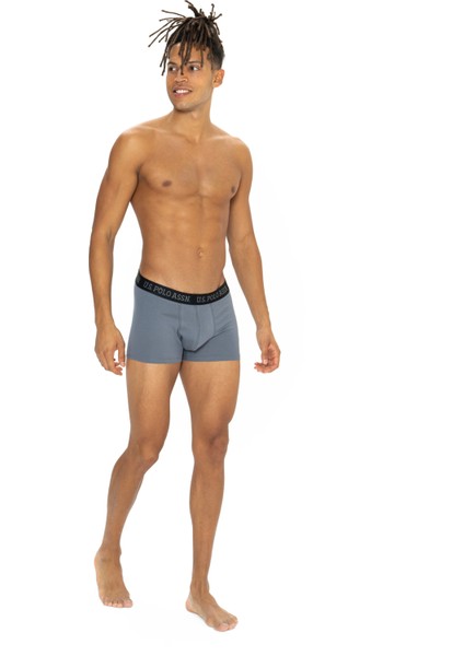 Erkek Siyah - Antrasit - Baskılı 3 Lü Boxer modelleri