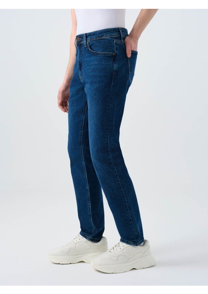 Koyu Lacivert Erkek Jean Pantolon LF2039438