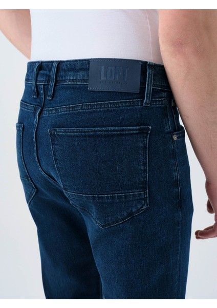 Koyu Lacivert Erkek Jean Pantolon LF2039437 fiyatları
