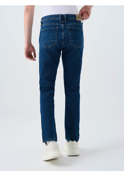 Koyu Lacivert Erkek Jean Pantolon LF2039438 modelleri