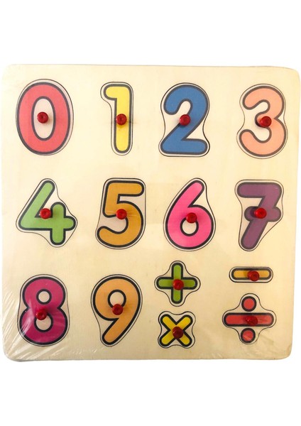 Ahşap Matematik Puzzle 30X30CM
