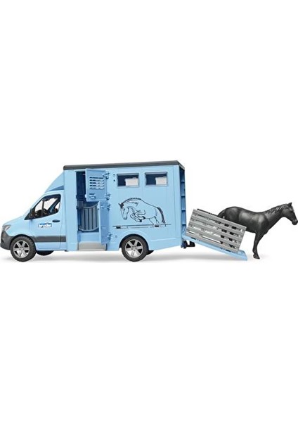 Mercedes Benz Sprinter At Nakil Aracı ve Siyah At BR02674 modelleri