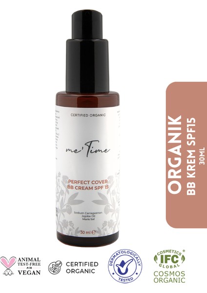 Organik Bb Krem Spf15 Orta Ton 30ml