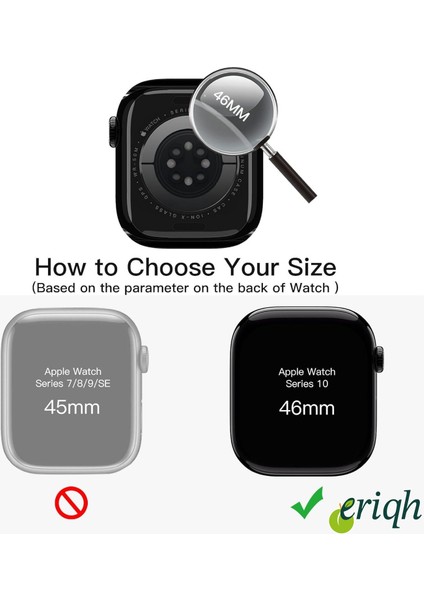 Apple Watch Series 10 46 mm Tam Koruma Kılıf ve Ekran Koruyucu