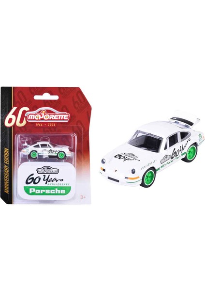 1:64 Majorette Anniversary Edition Deluxe Die Cast Model Araba - Porsche 911 Carrera Rs 2.7