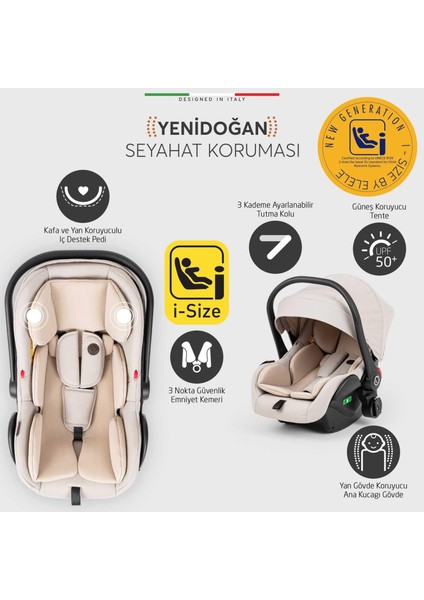 Hera Travel Sistem Bebek Arabası Silver Bej fırsatları