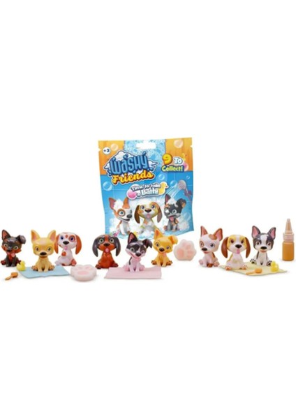 Washy Friends Aç Yıka Biriktir Renk Değiştiren Köpek Figürleri 18 Li Paket