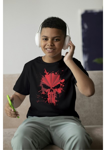 Punisher Tshirt Çocuk Tişört