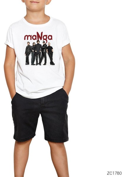 Manga Group Beyaz Çocuk Tişört