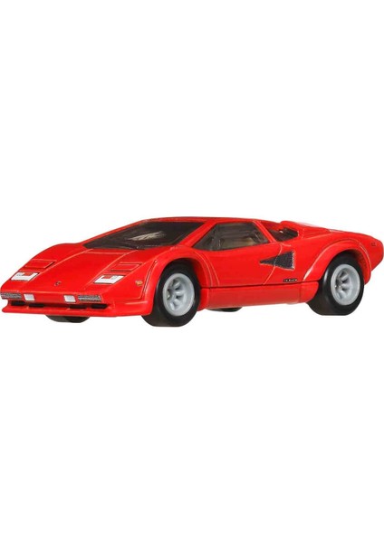 1:64 Hot Wheels Premium Car Culture 2'li Paket HBL96 - Lamborghini Countach LP5000 Qv ve Lancia Stratos Zero modelleri