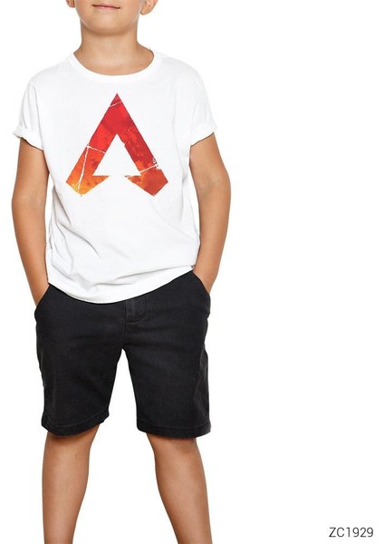 Apex Legends Fire Beyaz Çocuk Tişört