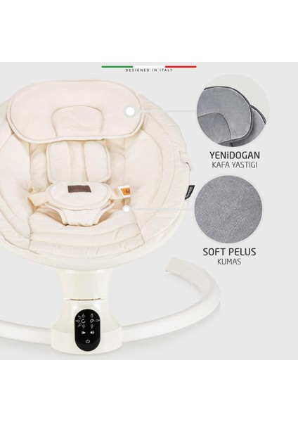 Sette Elektrikli Otomatik Sallanan Ana Kucağı Bej indirimleri