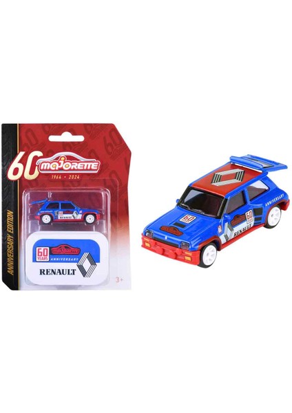 1:64 Majorette Anniversary Edition Deluxe Die Cast Model Araba - Renault 5 Turbo