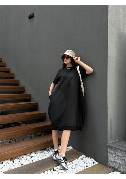 Kadın Siyah Ambra Garnili Elbise 29070 fiyatları