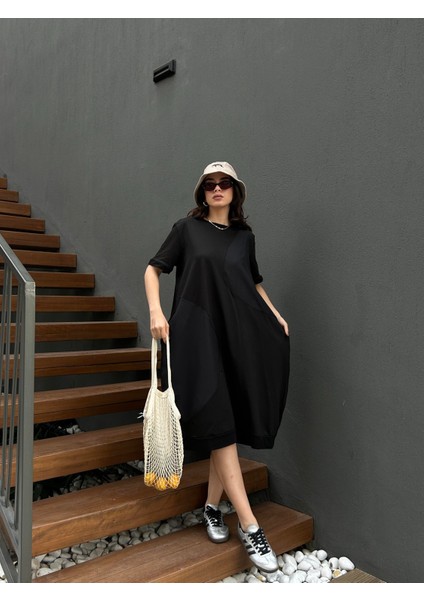 Kadın Siyah Ambra Garnili Elbise 29070 modelleri