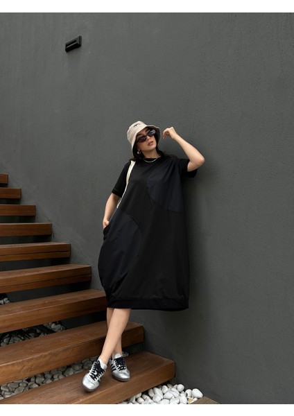 Kadın Siyah Ambra Garnili Elbise 29070 fırsatları