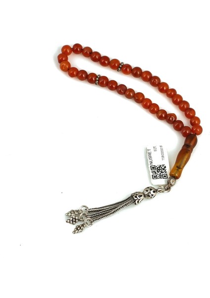 Akik Doğaltaş Gümüş Tesbih Akik Taşlı İmame modelleri