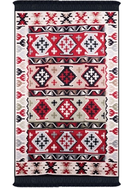 Home Çift Taraflı Kilim Makinede Yıkanabilir Modern Desenli 80X150CM