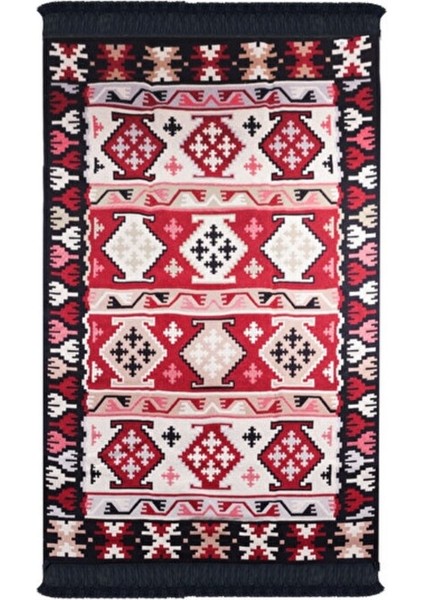 Home Çift Taraflı Kilim Makinede Yıkanabilir Modern Desenli 80X150CM