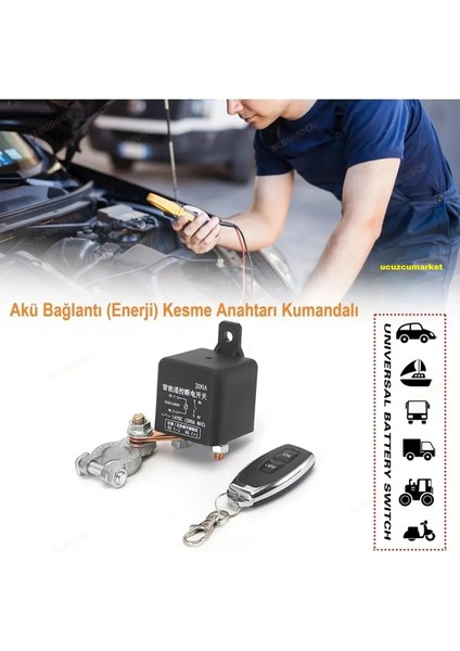 Akü Enerji Devre Kesici (Motor Kapağını Açmadan Uzaktan Kumanda Ile Enerji Kesme)
