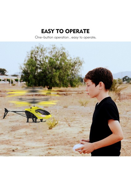 Mini Kızlar ve Erkekler Için Kızılötesi Endüksiyonlu Rc Helikopter Uçan Makinesi (Yurt Dışından)