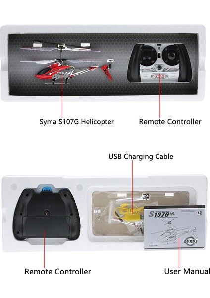 Syma S107G Uzaktan Kumandalı Helikopter (Yurt Dışından)