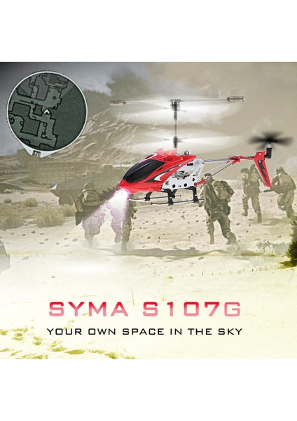 Syma S107G Uzaktan Kumandalı Helikopter (Yurt Dışından)