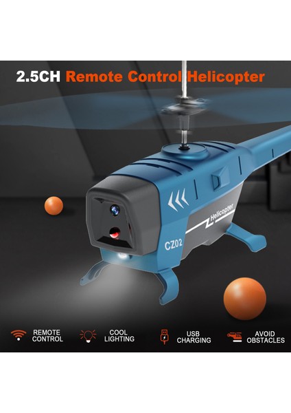 2.5ch Uzaktan Kumandalı Helikopter Jiroskopik Dengeleme Engelleme Sistemi (Yurt Dışından)