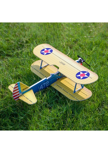 Dans Kanatları Hobisi E25 Stearman Pt - 17 Kaydet Uzak Kumandalı Uçak Pp Malzemeli 450MM Kanat Açığı (Yurt Dışından) modelleri