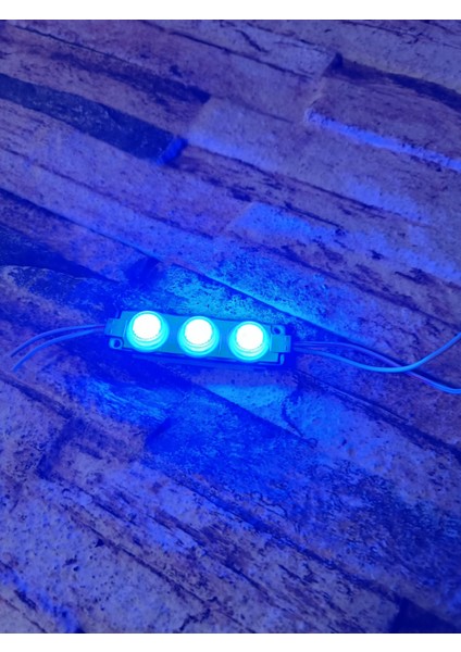 Camlı Parmak LED Lamba Mavi 12 Volt Su Geçirmez fırsatları