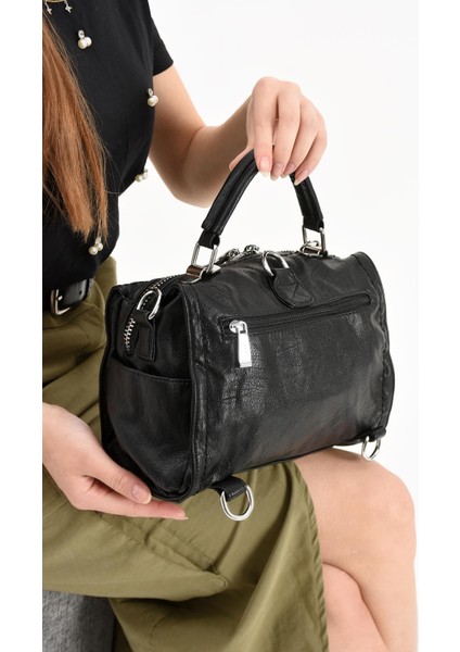 Suni Deri Omuz Çantası Siyah (Model: 571-13-17E) modelleri