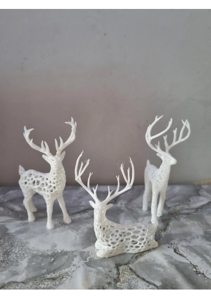 3 Lu Geyik Ailesi 10 cm fırsatları
