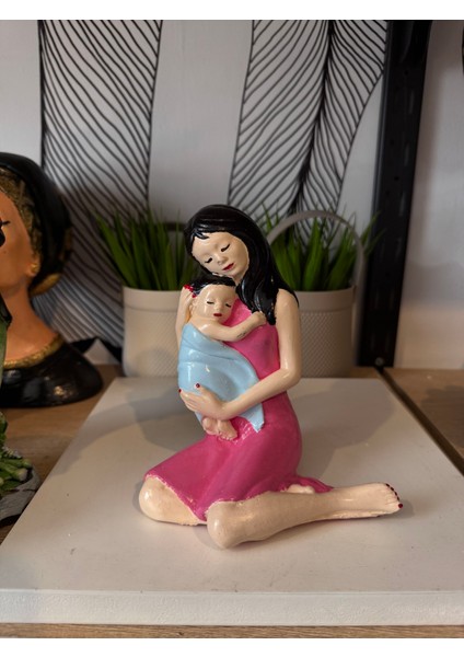 Dekoratif Anne Bebek Biblo Polyester
